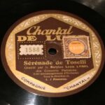 disco pizarra gramofono “Serenade" de Toselli - radioexperto.com