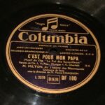 Disco Pizarra Gramófono “C’est vous oui M’Aimez” - radioexperto.com