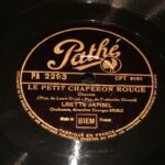 Disco Pizarra Gramófono - "Caperucita Roja -Le petit chaperon Rouge” - radioexperto.com